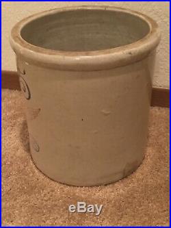 Beautiful Rare Red Wing Pottery 5 Gallon Large Antique Stoneware Crock