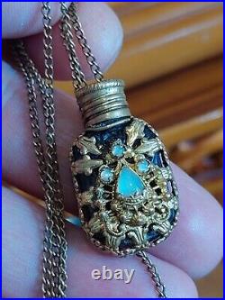 Beautiful Rare antique perfume bottle pendant