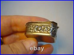 Beautiful Rare-genuine Solid Silver Sweetheart Box-enamell-c-1800-investment