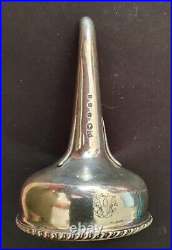 Beautiful Scottish Silver Wine Funnel, Robert Gray & Sons, Glasgow 1839, RARE