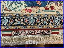Beautiful Semi Antique Authentic Seirafian Isfahann Persiann Rug 2x3 Mint Rare