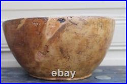 Beautiful Swedish Antique Root bowl Rare find