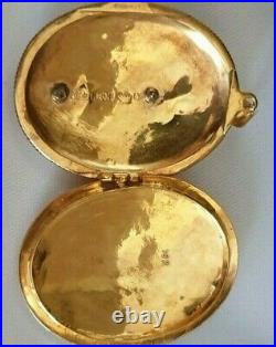 Beautiful Very Rare Antique Finland 18ct Yellow Gold Pendant/ Locket