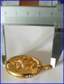 Beautiful Very Rare Antique Finland 18ct Yellow Gold Pendant/ Locket