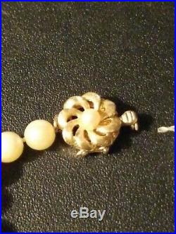 Beautiful Vintage/ Antique 14k Solid Yellow Gold Pearl Clasp- Stunning! Rare