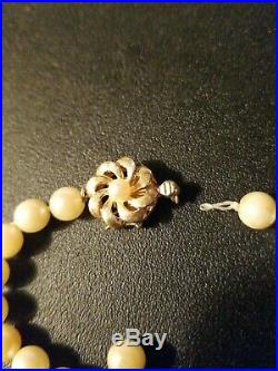 Beautiful Vintage/ Antique 14k Solid Yellow Gold Pearl Clasp- Stunning! Rare