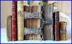 Beautiful collection Old & rare books, 16th / 18th c. In fine bindings & silver