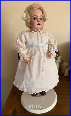 Beautiful rare Kestner 149 17.5 cabinet size doll. Bisque head, composition bod