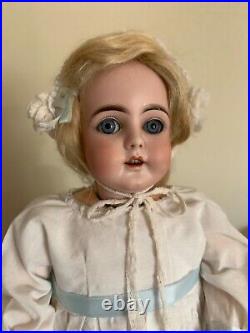 Beautiful rare Kestner 149 17.5 cabinet size doll. Bisque head, composition bod