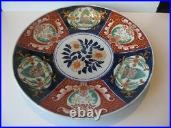 Beautiful rare Large Antique Japanese Imari Charger From Meiji Period 16 signed