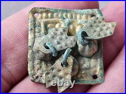 Beautiful ultra rare Early Medieval Tiara mounting copper/gild a must read L158f