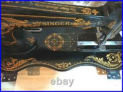 Beautiful unrestored Antique 1889 Singer 13K Sewing Machine Rare model