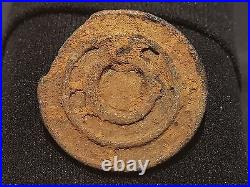 Beautiful very rare Celtic Iron brooch lovely rare design found in England L22j