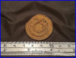 Beautiful very rare Celtic Iron brooch lovely rare design found in England L22j