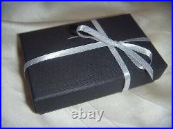 Boxed ART DECO Amethyst Paste Open Back RIVIERE NECKLACE BRIDAL VINTAGE Gift