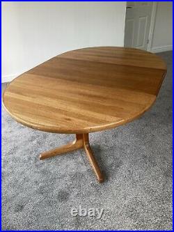 C 60s/70s Danish Teak Glostrup Mobelfabrik Dining Table. Beautiful Rare Piece