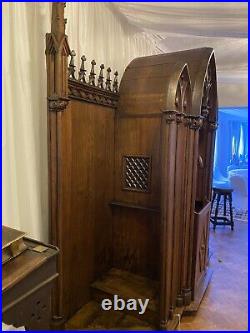Church Confession Box. Circa 1860. Beautiful And Rare