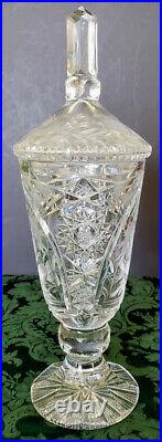 DORFLINGER Finest American Crystal Unique Rare Heavy Presentation Piece Ornate