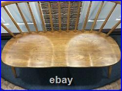 ERCOL Rare and Beautiful Antique Genuine Wood Love Seat