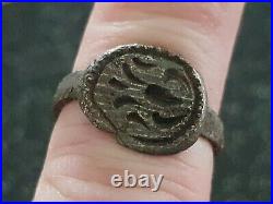Exceptional beautiful ultra rare Viking silver ring Please read description L31L