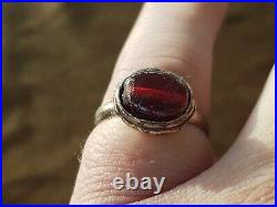 Exquisite beautiful ultra rare Medieval bronze ring A must read description L519