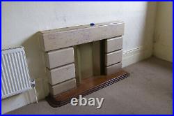 Fireplace Surround Art Deco Marble Beautiful And Classy VERY RARE Antique