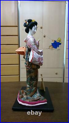 Japanese Oyama Doll Geisha Kimono Lady Antique Beauty Rare Unused Japan F/S