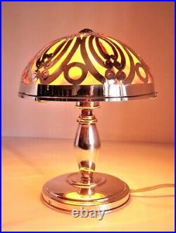 Lamp table antique and RARE solid silver, very beautiful
