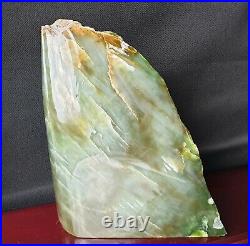 Large Beautiful Nephrite Jade Free-form Sculpture Rare Colour Polished Rough