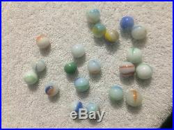 Lot Of 20 Old Vintage Rare Antique Marbles Beautiful Nice Estate Sale (Unknown)