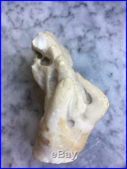 Marble Sculpture Greece Roman Period /flower In Hand Ancient Rare Very Beautiful