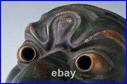 Old Vintage Beautiful Paper Clay Buddhism Mask -Garuda Guardian- Rare Product