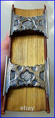 Old & rare Dutch Bible / Psalm book with beautiful silverwork 1870