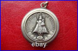 Our Lady Of Covadonga Rare Antique Beautiful Religious Pendant Case Box