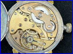 Pavel Bure Russia Empire Antique 1917-1918 Swiss Beautiful Men's Rare Wristwatch