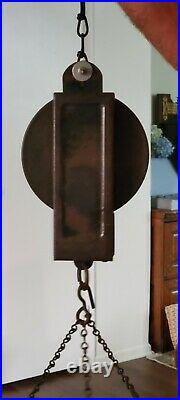 RAREANTIQUE 20 Lb HANGING SCALE! MADE IN NEW YORK CITY BEAUTIFUL