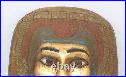 RARE ANCIENT EGYPTIAN ANTIQUE BEAUTIFUL QUEEN NEFERTARI Tomb Stone Pharoh Mask A