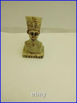 RARE ANTIQUE ANCIENT EGYPTIAN Statue Beautiful Clever Queen Nefertiti 1380 Bc