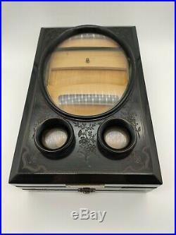 RARE Beautiful Antique Victorian Ebonised Stereoscope Graphoscope Viewer