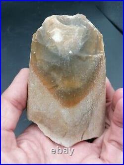 RARE Beautiful Neolithic partial polished Axe in banded flint Dordogne France