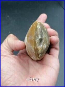 RARE Beautiful Neolithic partial polished Axe in banded flint Dordogne France