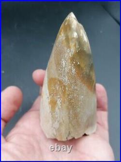 RARE Beautiful Neolithic partial polished Axe in banded flint Dordogne France