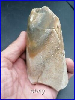 RARE Beautiful Neolithic partial polished Axe in banded flint Dordogne France