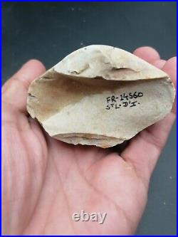 RARE Beautiful Neolithic partial polished Axe in banded flint Dordogne France