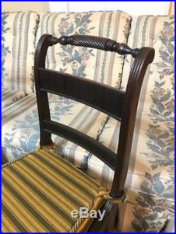 RARE English Regency 1805-1810 Rosewood Chairs MORGAN & SANDERS BEAUTIFUL