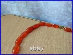 RARE old antique Beautiful cornelian Jewelry Collectible Necklace VINTAGE