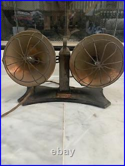 Rare American Beauty Twin No. 6215 Electric Heater Vintage Antique 20's Steampunk