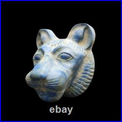Rare Ancient Egyptian Antique Head Of Statue Sekhmet Beautiful Egypt Bc