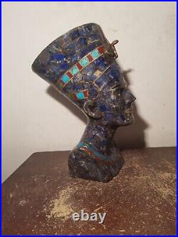 Rare Antique Ancient Egyptian Beautiful Queen Crown Snake 6Precious stone 1345BC