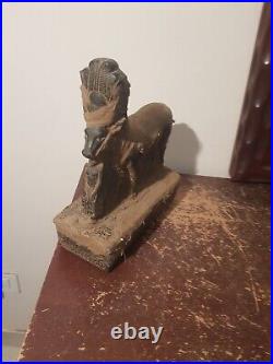 Rare Antique Ancient Egyptian Bug Statue God Hathor Cow beauty music dance2480BC